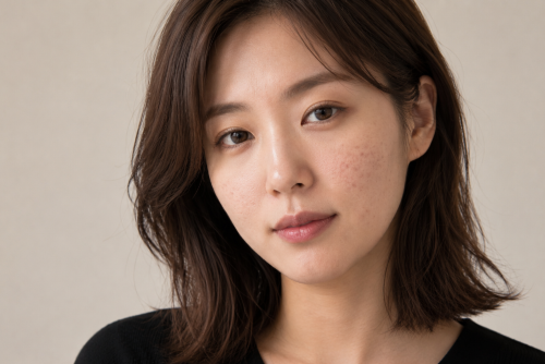 신사역 피부과 에티튜드의원 피코초 레이저 시술 전 — 잡티·색소침착 있는 피부